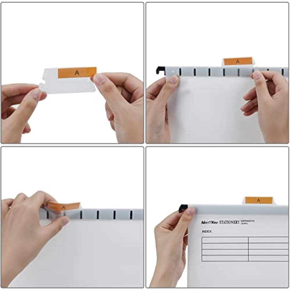 Jolof Store A4 Suspension Files - 15 Pack Polypropylene Hanging Folders