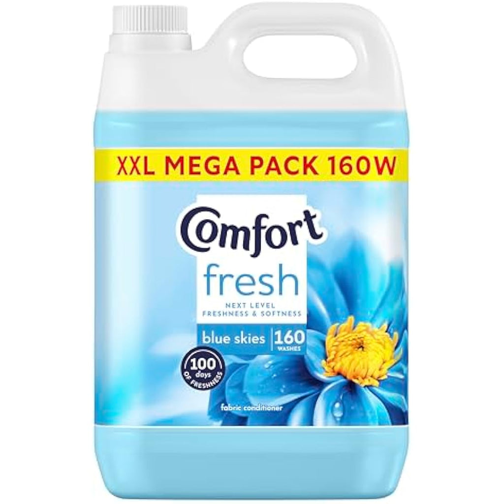 Comfort Fresh Blue Skies Fabric Conditioner - 160 Washes (4.8 L)