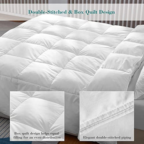 10.5 Tog Double Down & Feather Duvet | 100% Cotton Cover