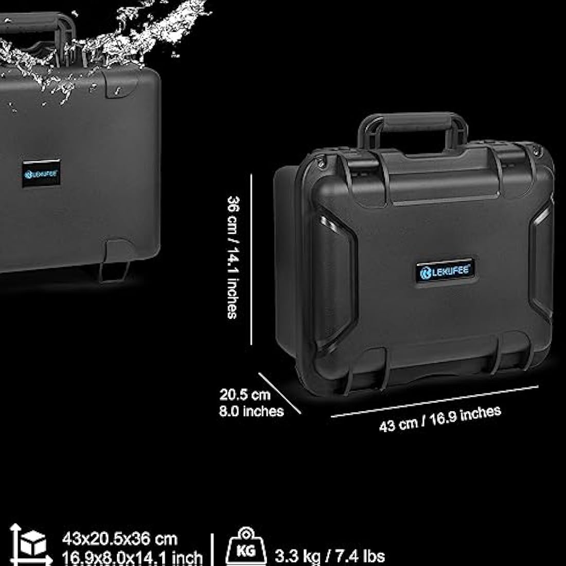LEKUFEE Waterproof Hard Shell Case for DJI Mavic 3 Pro & Accessories