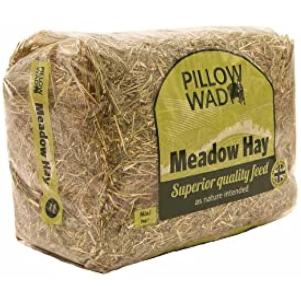 Pillow Wad Meadow Hay – Dust Extracted Natural Small Pet Forage, 1kg