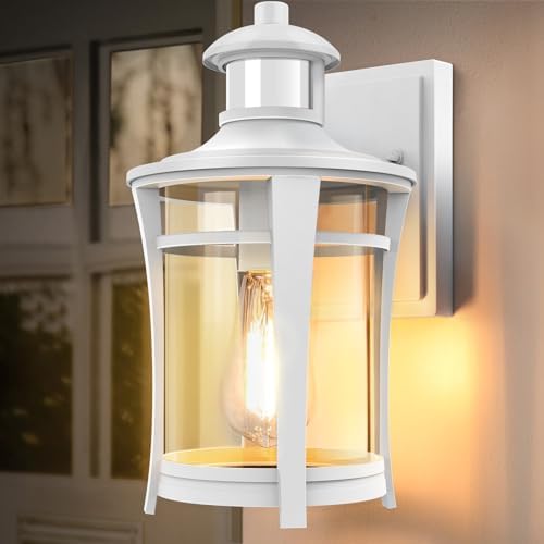 Lamomo Motion Sensor Outdoor Wall Light – Dusk to Dawn Security Sconce