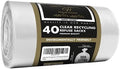 Haya Home 100L Clear Recycling Bags | 40 Heavy Duty Large Bin Liners