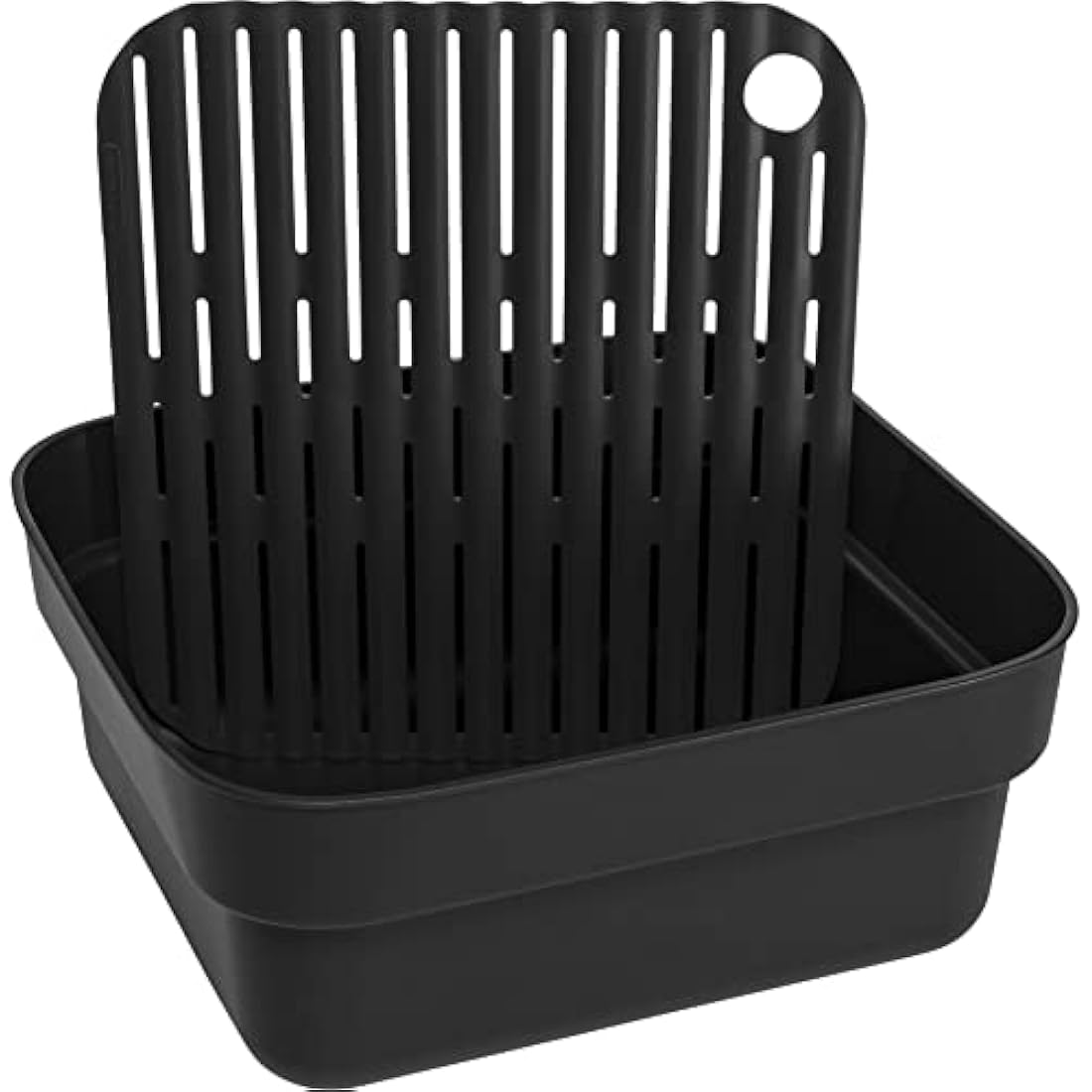 Brabantia Washing Up Bowl with Draining Tray – Dark Grey Sink Basin