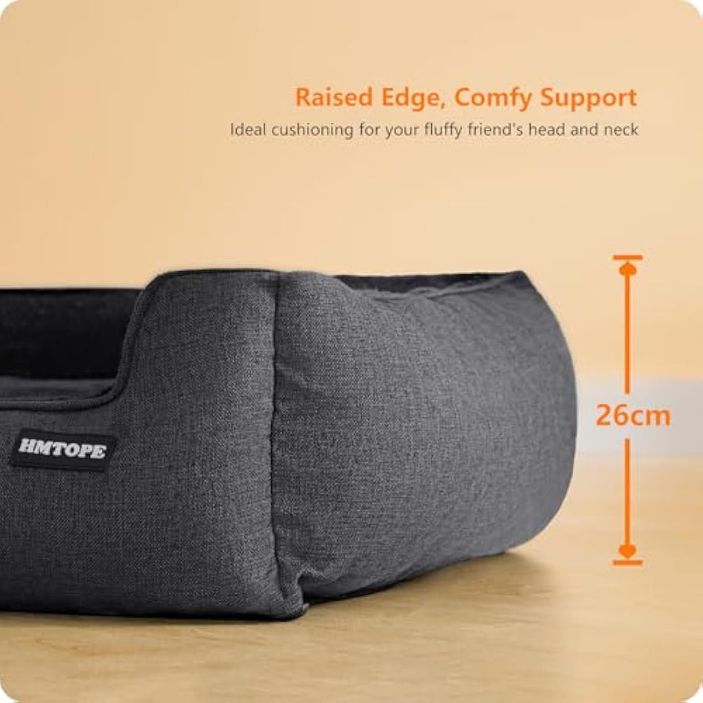 Jolof Store Washable Dog Bed – Soft Plush Pet Sofa with Removable Cover