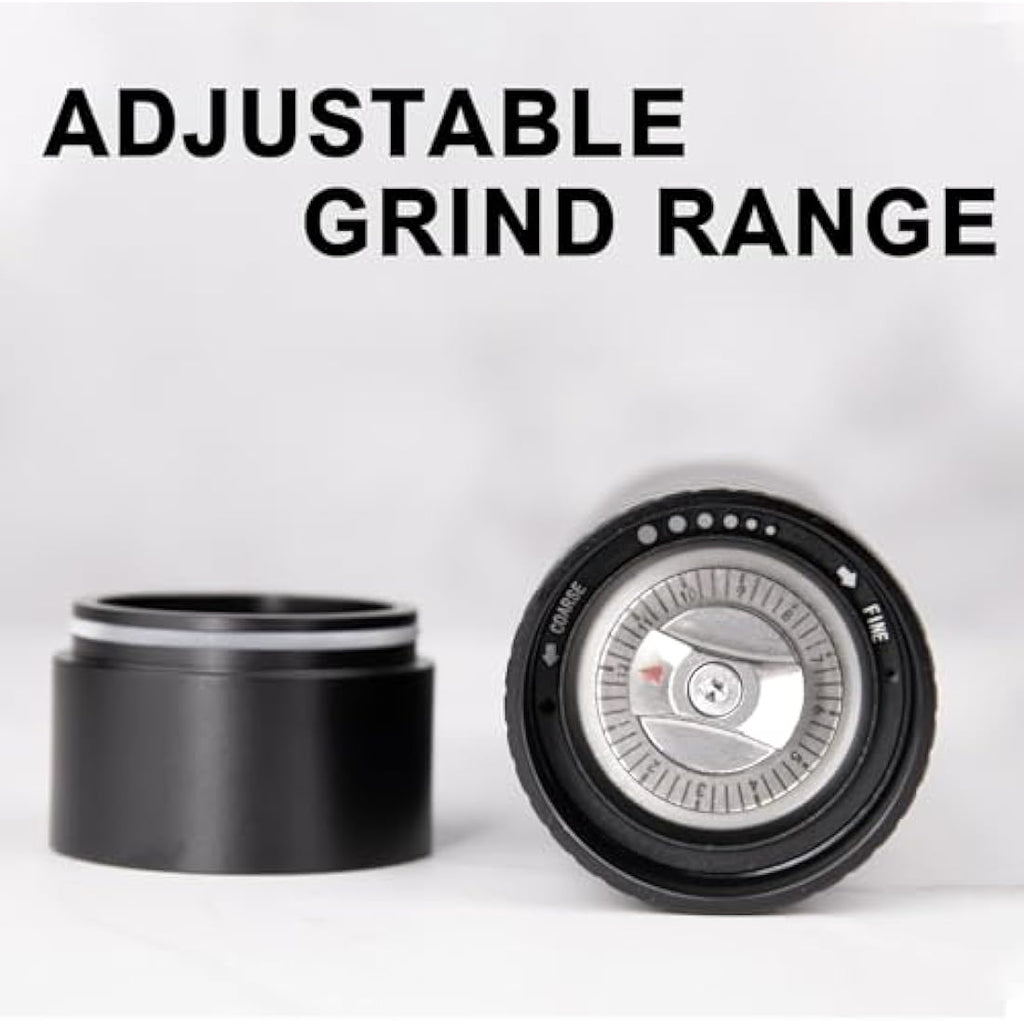 Homnoble Professional Pepper Mill – Heavy Duty Aluminum Manual Grinder