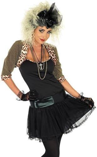 Fun Shack 80s Rock Star Fancy Dress for Women – Retro Party Costume