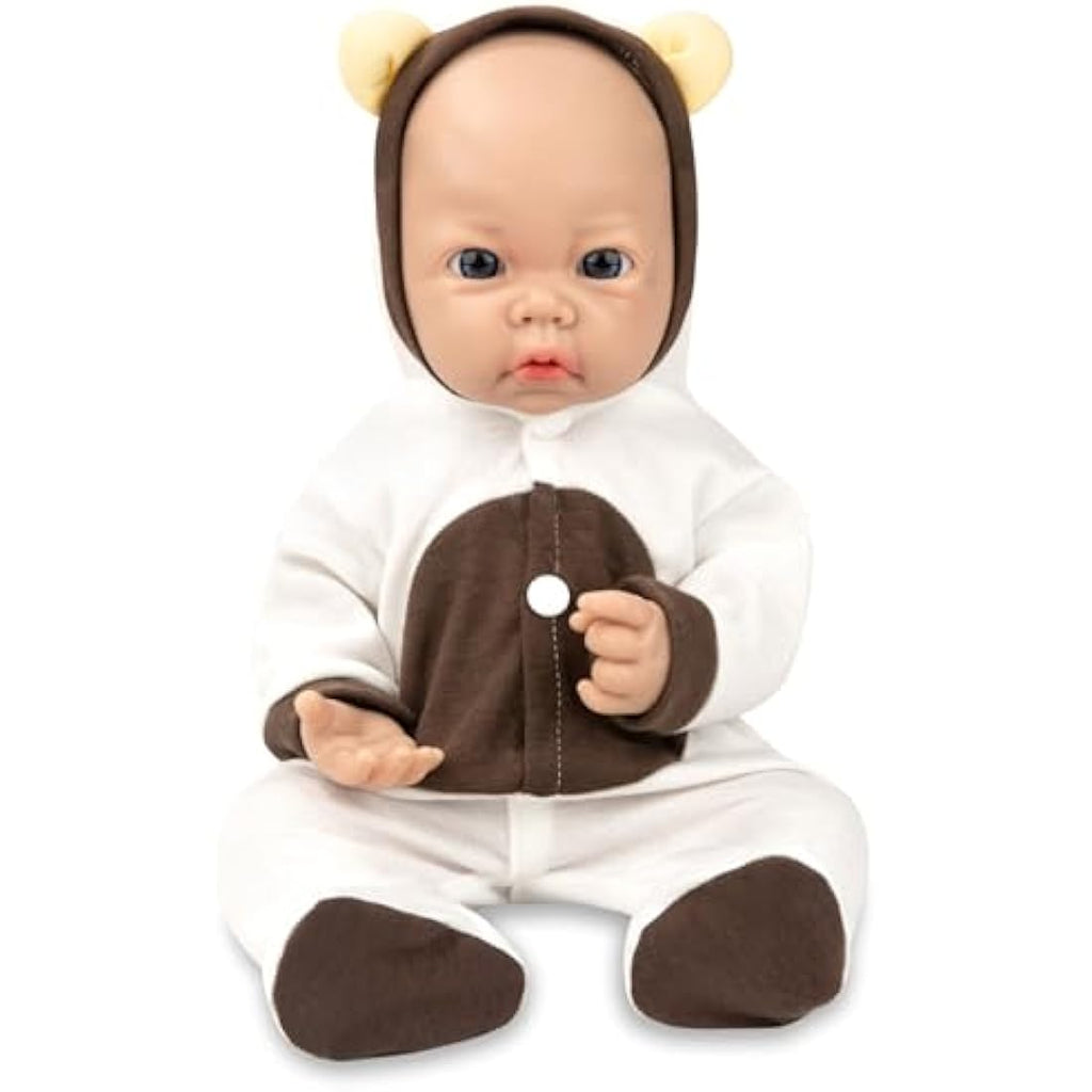 Vollence 16 inch Full Silicone Realistic Newborn Baby Doll – Girl