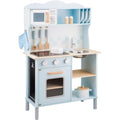 New Classic Toys Modern Kitchenette - Wooden Play Kitchen, Blue