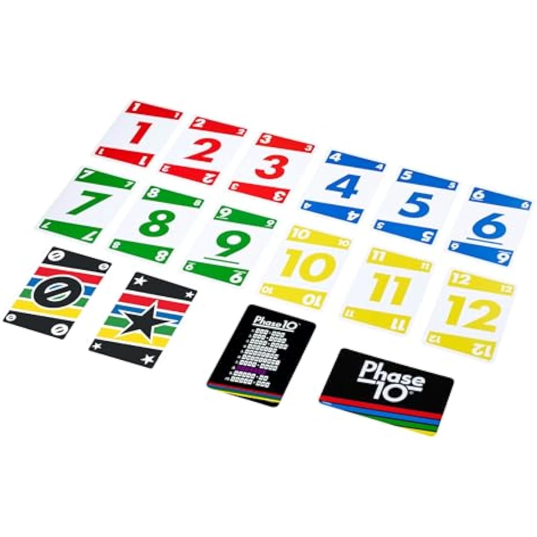 Mattel Games Phase 10 Card Game | Rummy-Style Strategy Game, 110 Cards