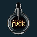 Jolof Store E27 Dimmable LED Globe Bulb – F**K Filament Smoky Glass 4W
