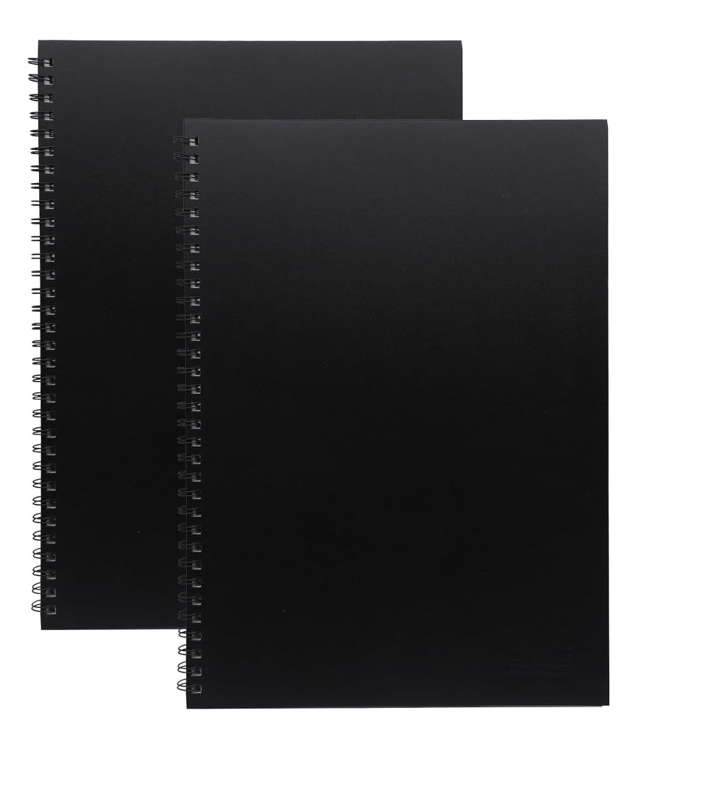 A3 Sketchbook 2-Pack | 160GSM Hardback Spiral Drawing Pad