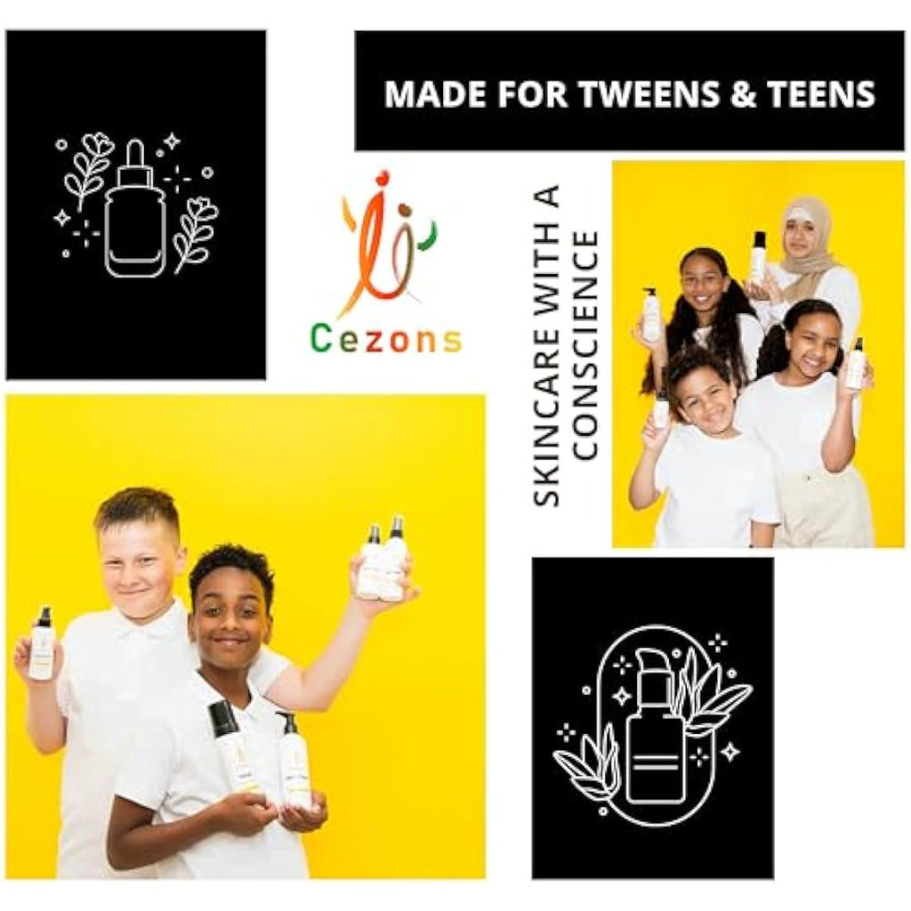 Cezons Cloud 9 Foaming Cleanser | Gentle Oat Face Wash for Kids & Teens