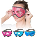 MyHalos Gel Eye Mask – Reusable Cooling Cold Compress for Puffy Eyes, Pink