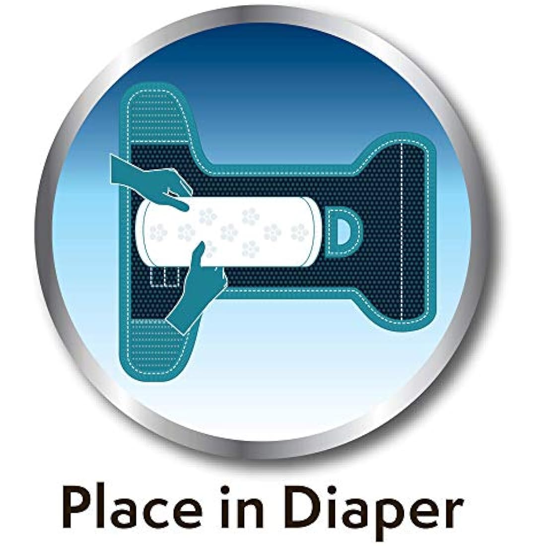 Simple Solution Disposable Dog Diaper Liners - Ultra Absorbent 22-Pack