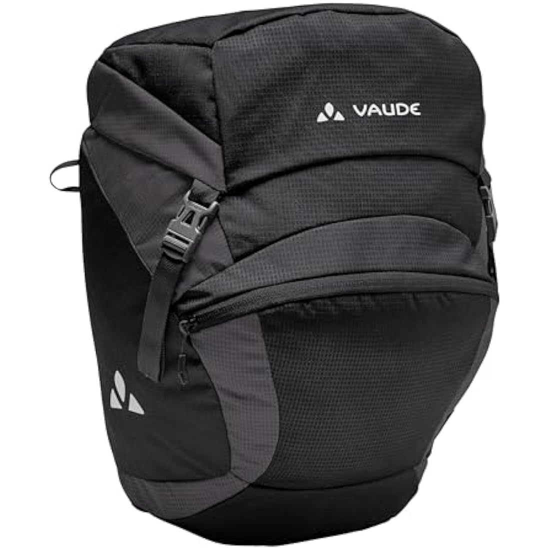 VAUDE Front Bike Bag Set – 16L Waterproof Panniers with QMR 2.0
