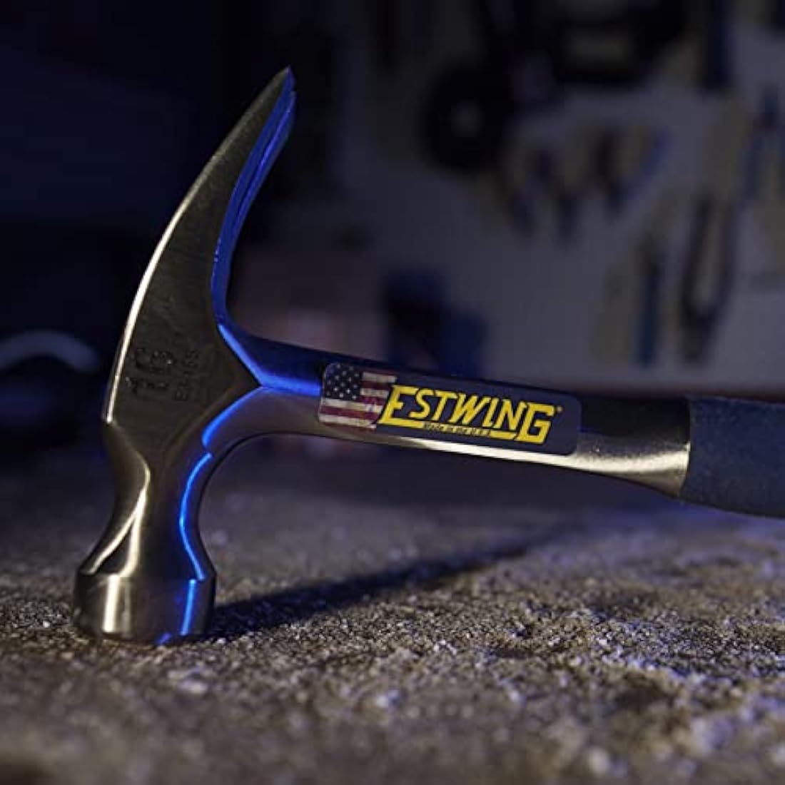 Estwing 16oz Straight Claw Flooring Hammer – Vinyl Grip Steel Tool