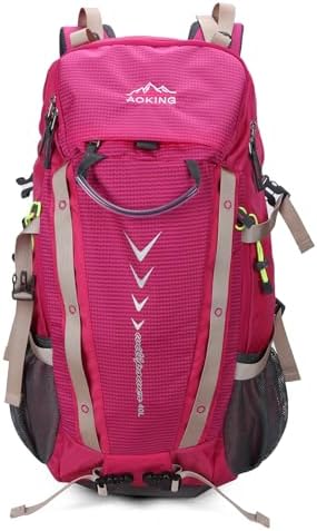 Aoking Hiking Backpack | Waterproof Travel Rucksack with Rain Cover