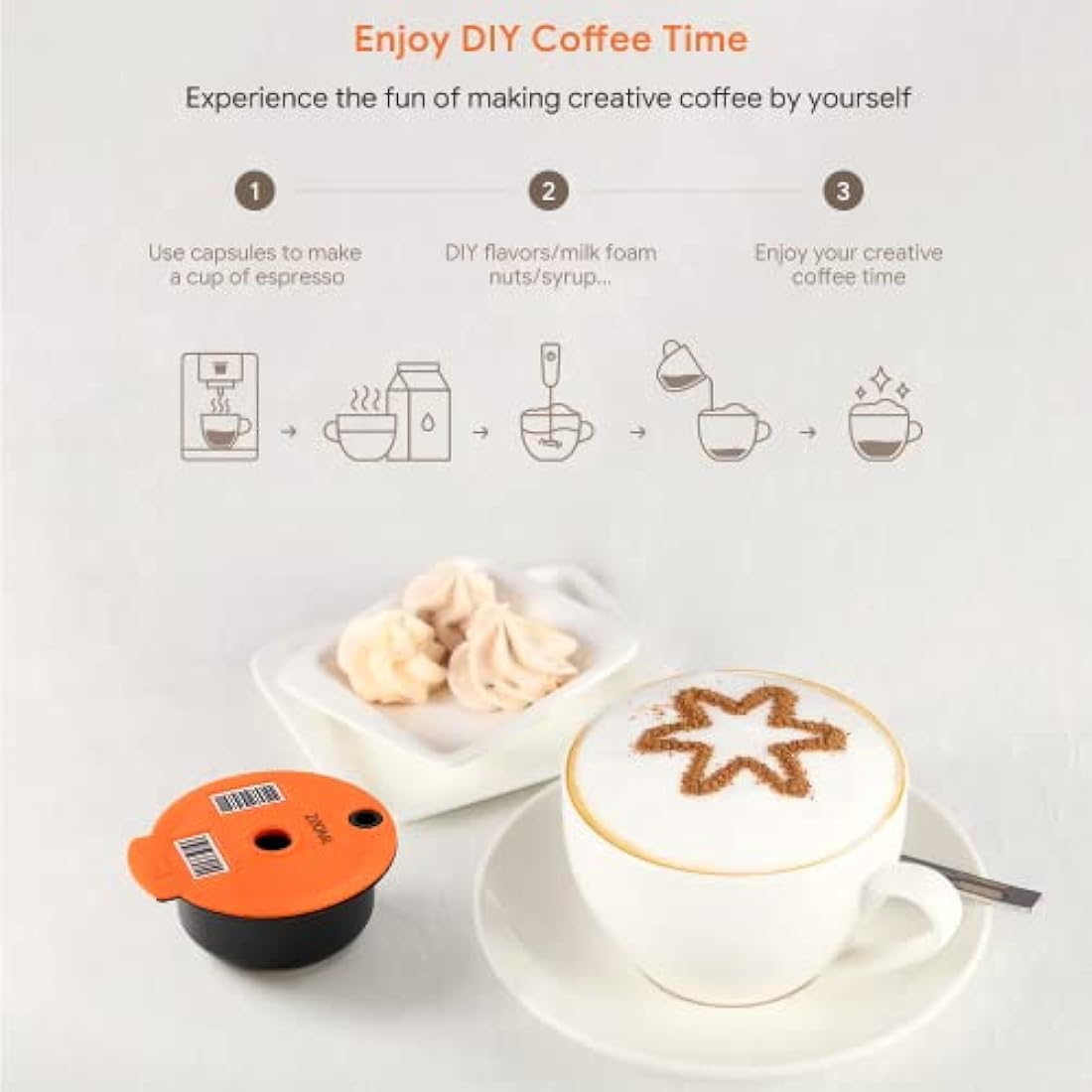 BENFUCHEN Reusable Tassimo Pods with Tamper for Bosch – 200ml & 220ml