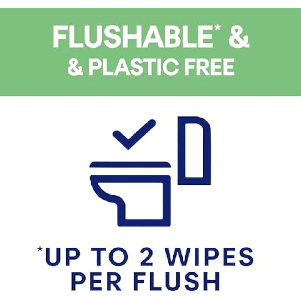 Andrex Fresh and Soothe Flushable Hygiene Wipes | 12 Packs (432 Sheets)