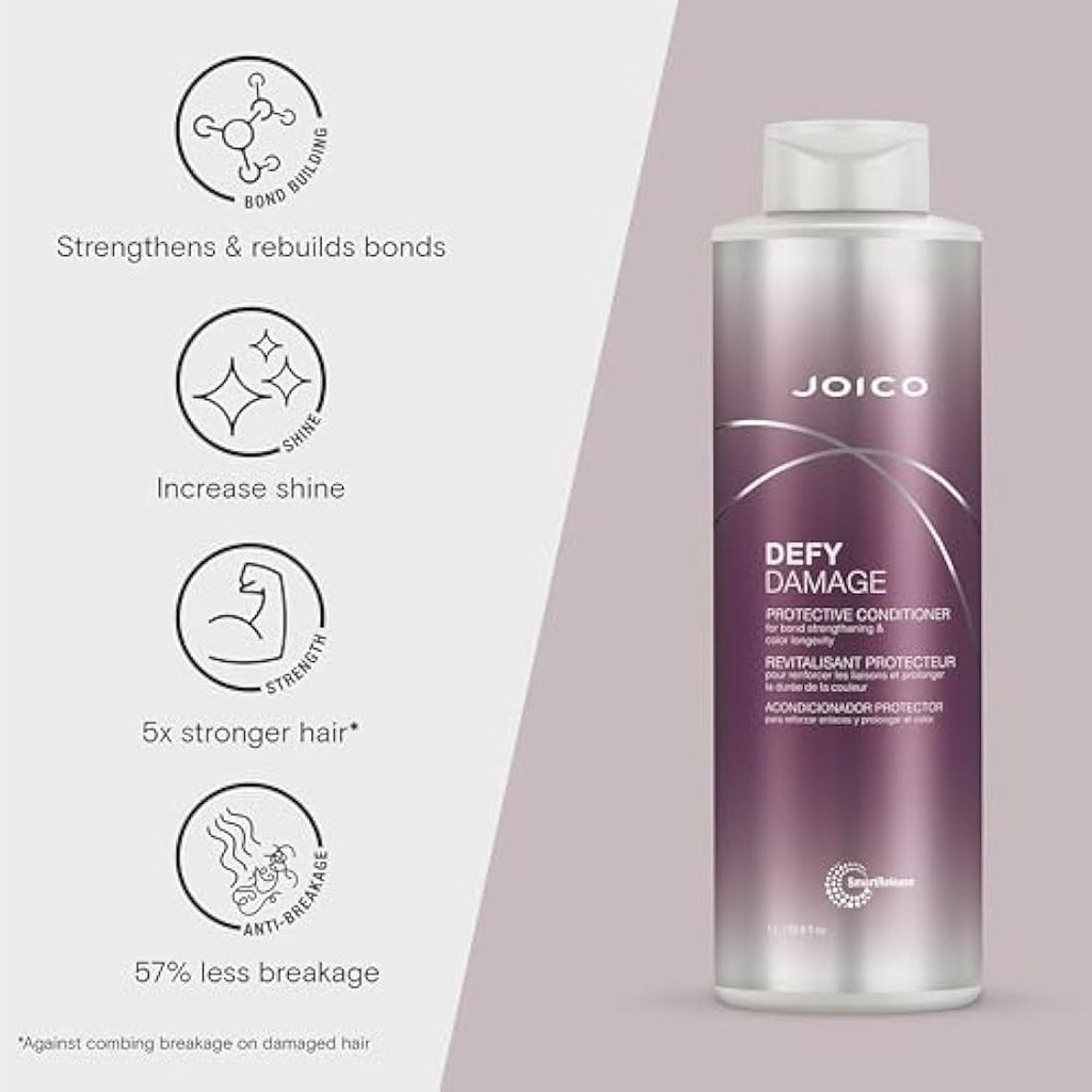 Joico Defy Damage Protective Conditioner | Moisturizing & Detangling 1000ml