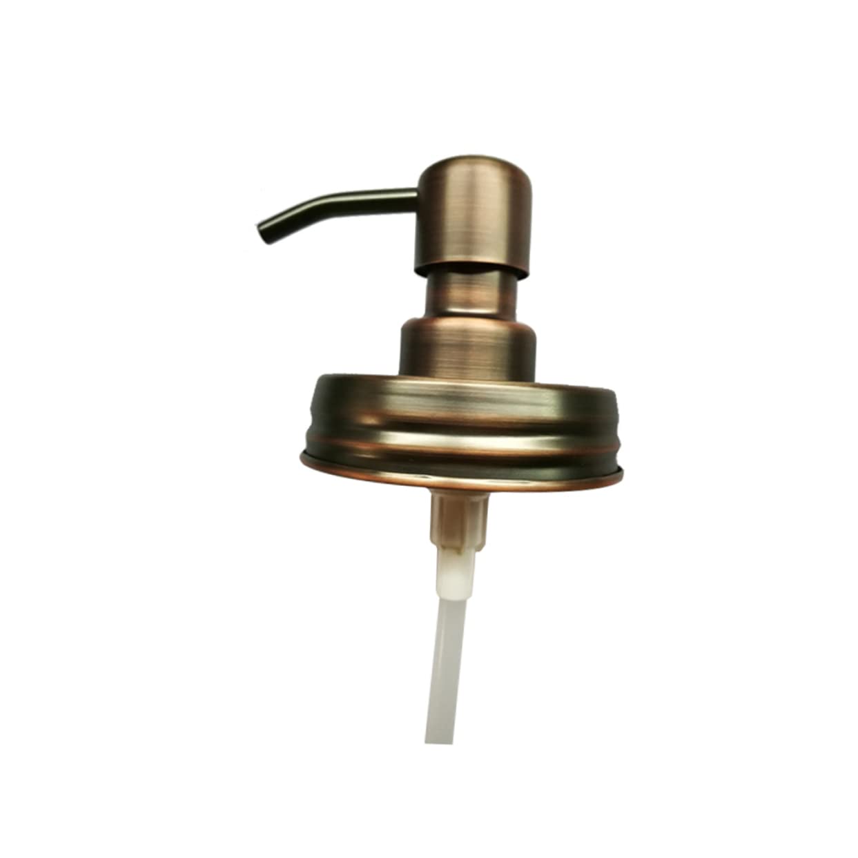 Milisten Stainless Steel Soap Dispenser Replacement Pump for Wide Mouth Jars