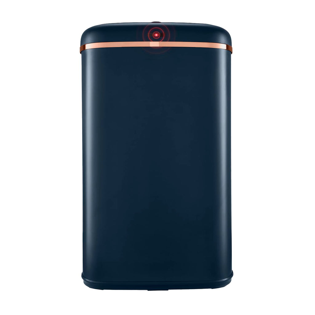 Tower Cavaletto 58L Square Sensor Bin – Midnight Blue & Rose Gold