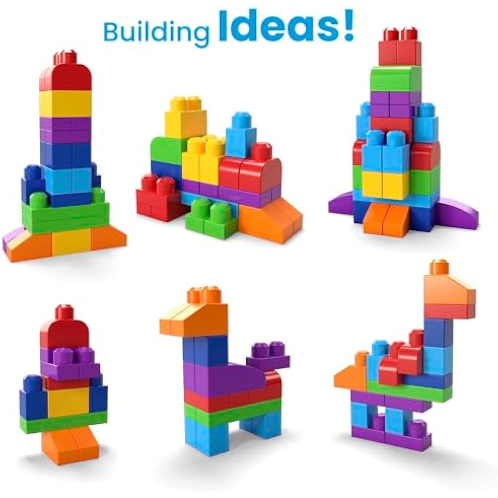 Mega Bloks Big Building Bag – 60 Piece Toddler Stacking Toy Set