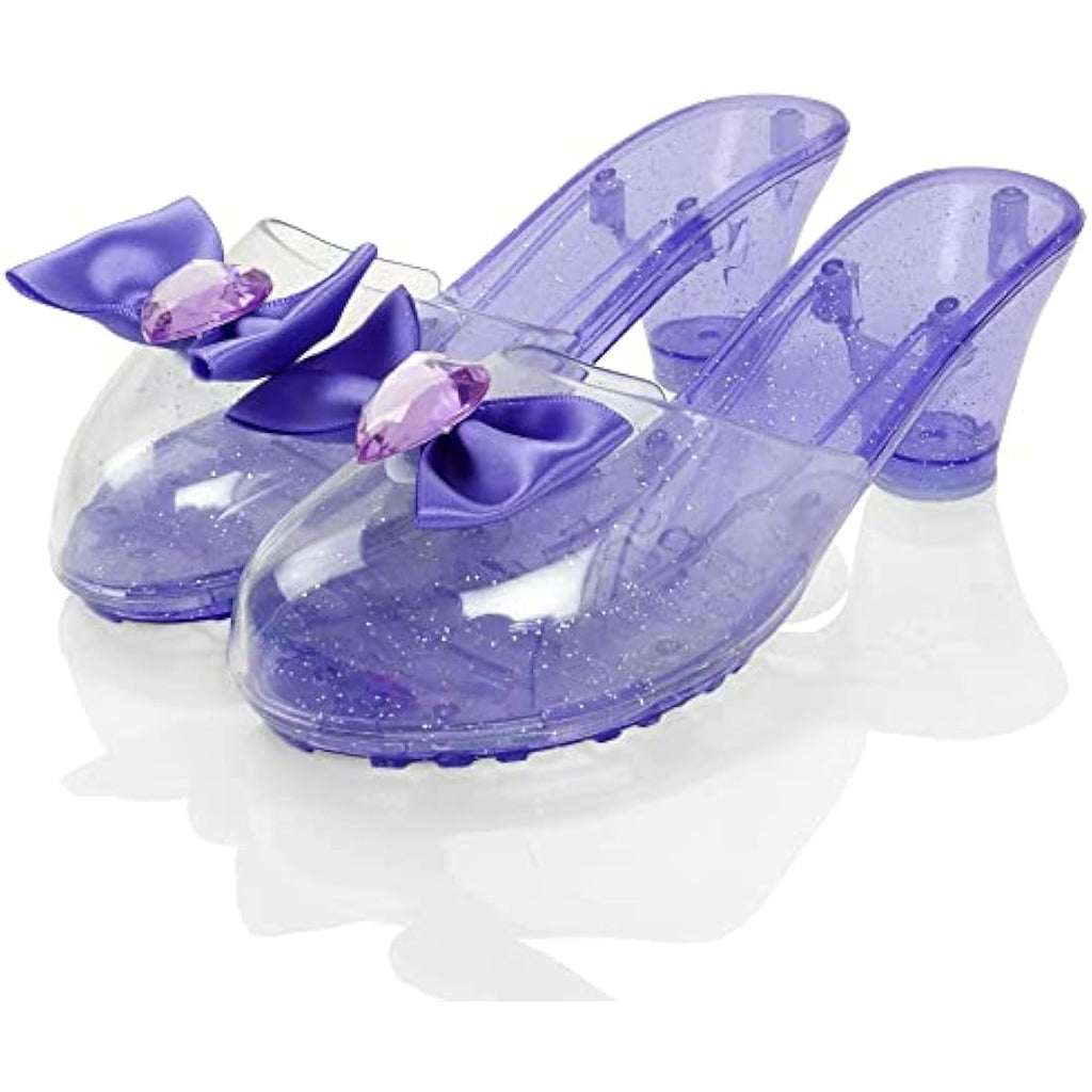 Jolof Store Princess Dress Up Shoes - 3 Pair Jelly Shoe Set for Girls