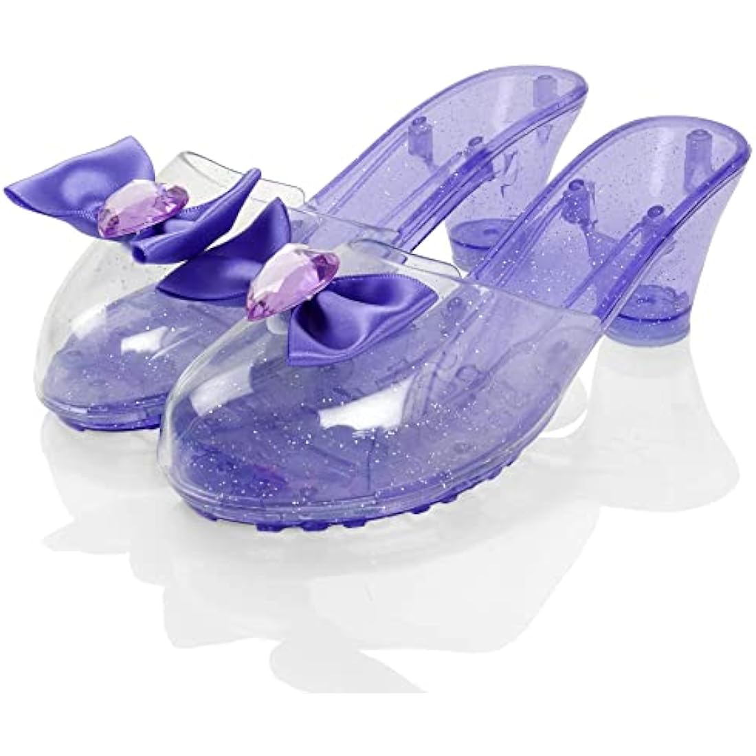 Jolof Store Princess Dress Up Shoes - 3 Pair Jelly Shoe Set for Girls