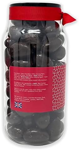 Rita Farhi Dark Chocolate Covered Brazil Nuts - Gourmet Gift Jar 740g