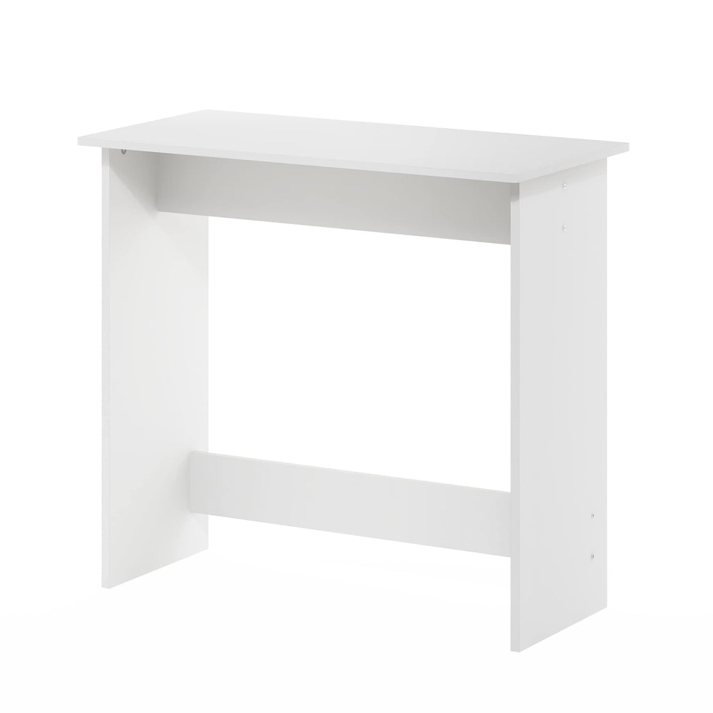Furinno Simplistic Computer Desk – Compact Writing Table, White