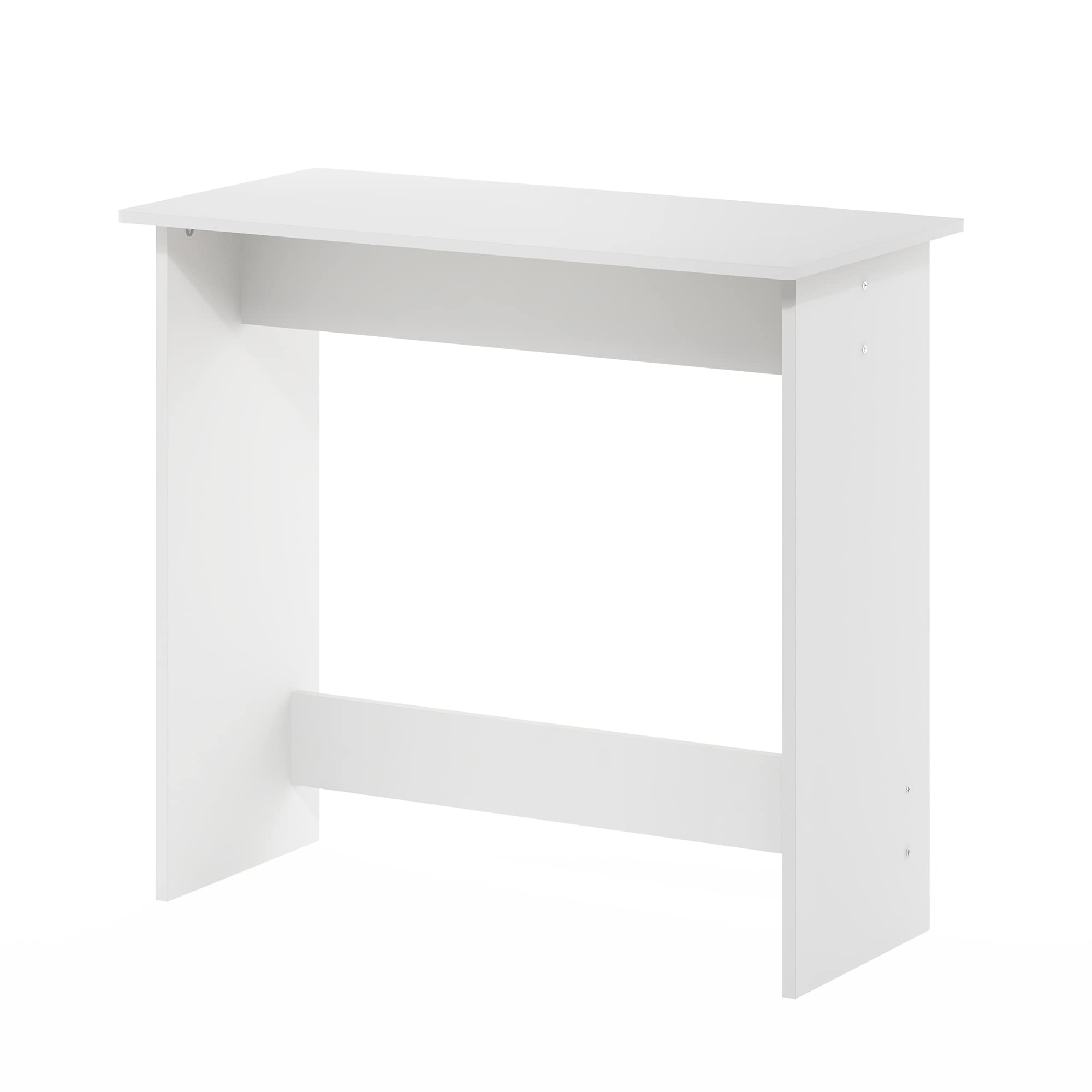 Furinno Simplistic Computer Desk – Compact Writing Table, White