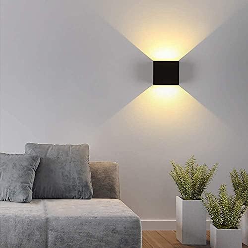 CHENBEN 12W LED Outdoor Wall Lights – IP65 Waterproof Aluminum Sconce 4 Pack