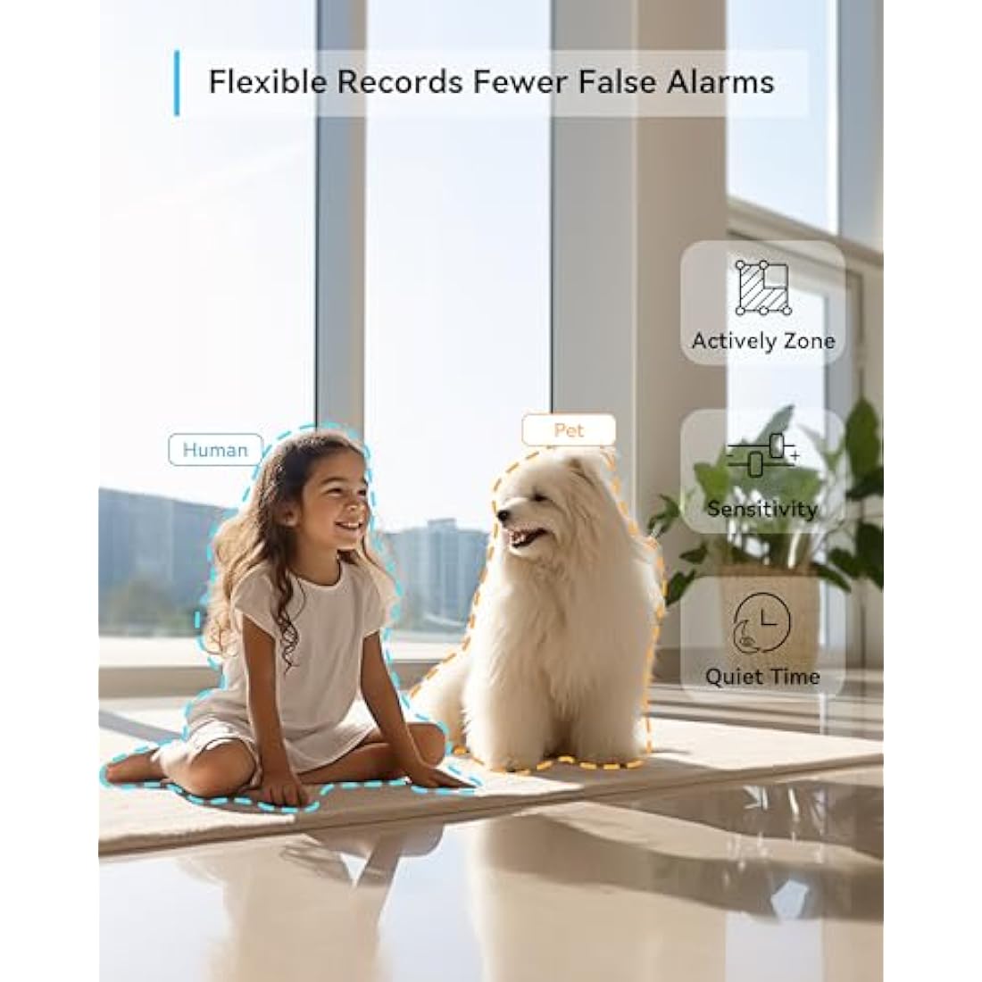 blurams 2K Pet Camera – 360° Indoor Security Monitor with Color Night Vision