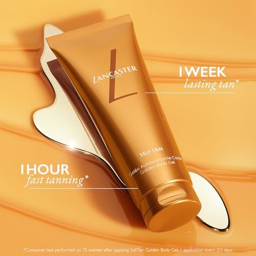 Lancaster Self Tan Golden Body Gel – Moisturizing Self Tanner (125ml)