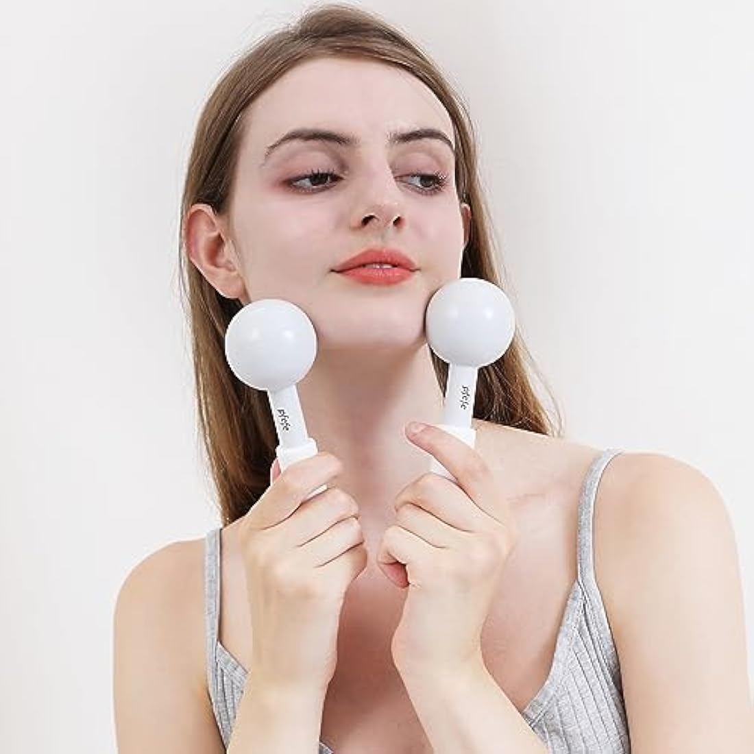 Pfefe Stainless Steel Ice Globes – Cryo Sticks for Face and Eyes