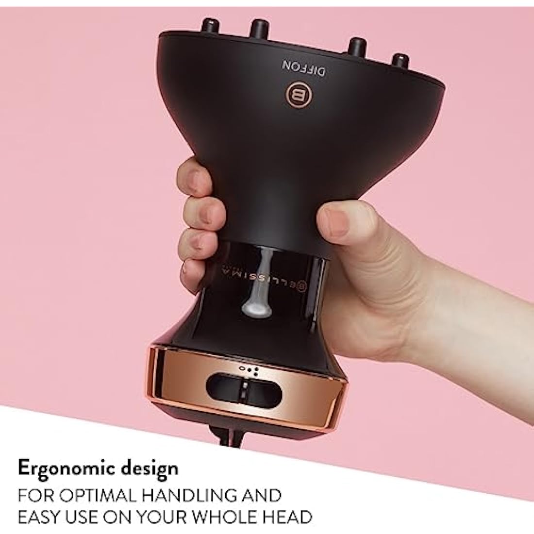 Bellissima Diffon Ionic Hair Diffuser – Ceramic & Argan Oil for Curls