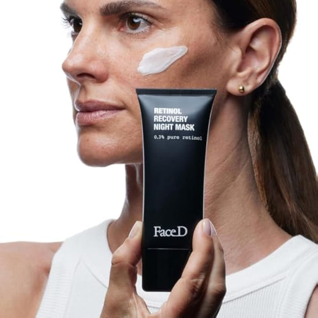 Face D Retinol Night Restructuring Mask – Anti-Aging Skincare 75ml