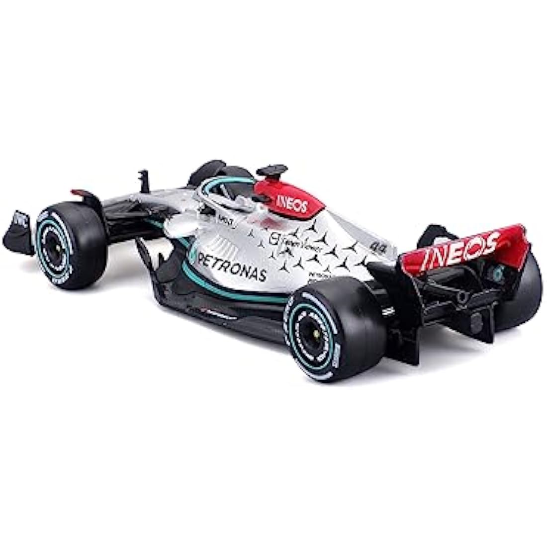 Bburago Mercedes F1 W13 Lewis Hamilton 1:43 Die-Cast Race Car Model