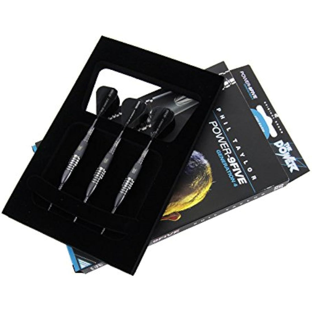 Target Darts Power 9Five Gen 4 Steel Tip Darts – Black Titanium Nitride