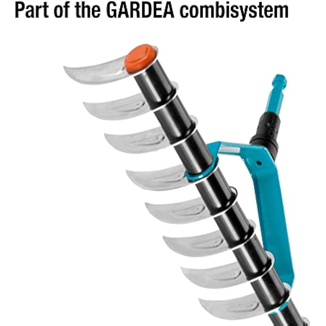 GARDENA Combisystem Aerator Rake – 35 cm Manual Lawn Moss Remover