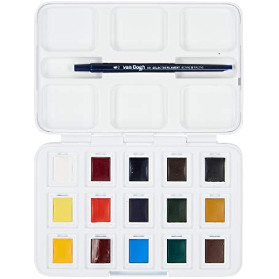 Van Gogh Watercolour Set – 15 Half-Pans Pocket Box Artist Painting Kit