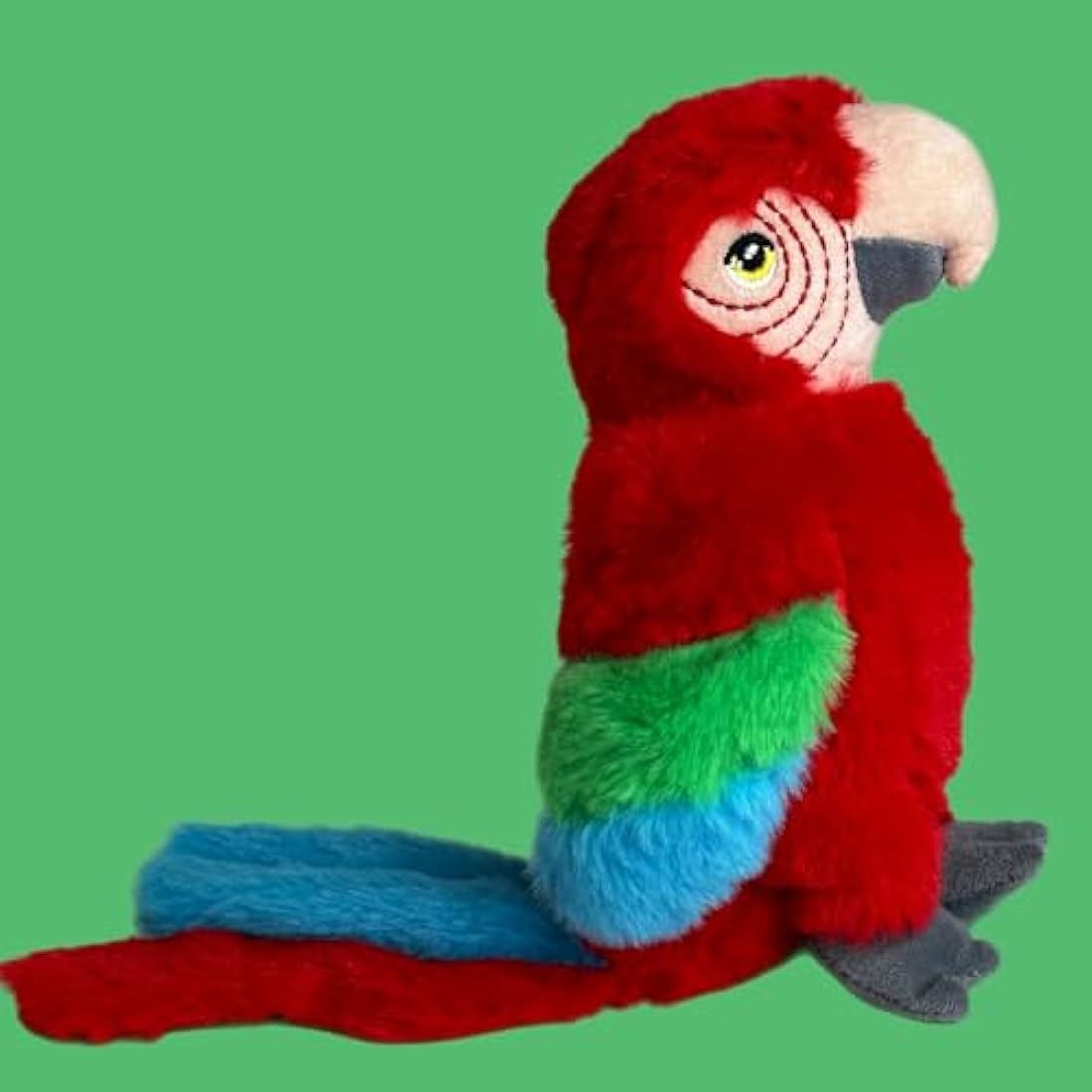 Jolof Store Parrot Plush Toy – 100% Recycled Eco-Friendly Soft Toy