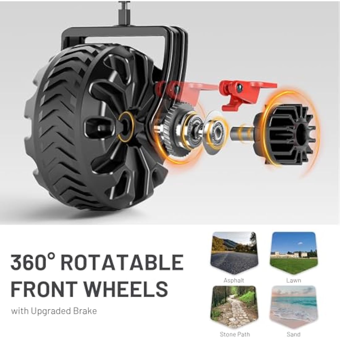 TIMBER RIDGE 300L Folding Festival Trolley | Heavy-Duty Beach Wagon