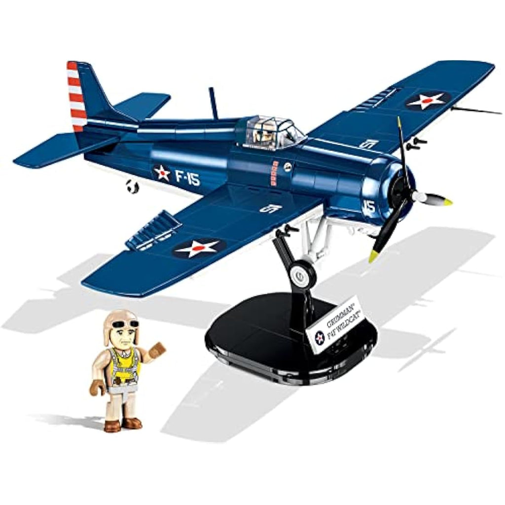 COBI F4F Wildcat Building Blocks Model Kit - 375 Piece Historical Set