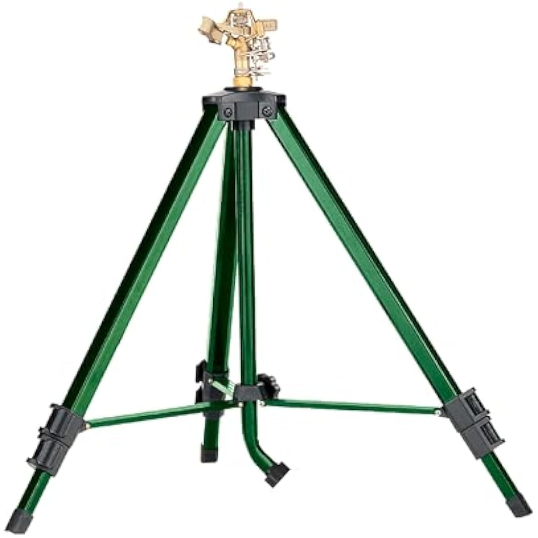 Jolof Store Brass Impact Tripod Sprinkler – Adjustable 360 Degree