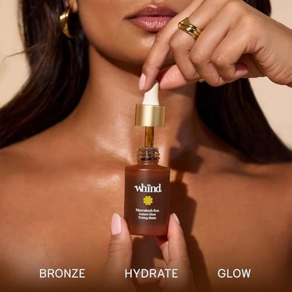 whind Marrakech Sun Self Tanning Drops - Hyaluronic Glow Serum - 30ml