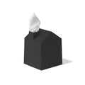 Umbra Casa House-Shaped Tissue Box Cover – Black Polypropylene