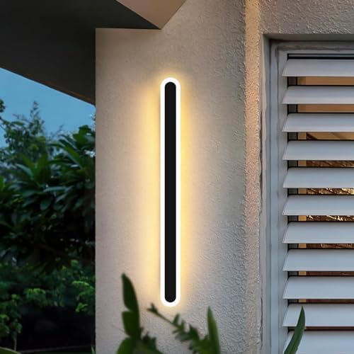Mikeru 120CM Dimmable LED Modern Wall Light | IP65 Outdoor Long Sconce